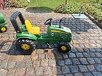 John Deere speelgoedtractor met accessoires, Kinderen en Baby's, Speelgoed | Buiten | Voertuigen en Loopfietsen, Ophalen, Gebruikt