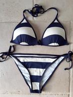 Bikini marineblauw wit, Kleding | Dames, Badmode en Zwemkleding, Bikini, Verzenden