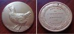Medaille prijskamp voor Pluimvee Ministerie van Landbouw, Postzegels en Munten, Penningen en Medailles, Verzenden, Brons