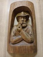 houten wandversiering, Antiek en Kunst, Kunst | Beelden en Houtsnijwerken, Ophalen