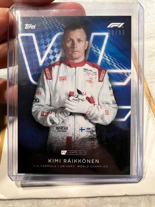 2021 Topps Formula F1 Lights Out Carte Kimi Raikkonen, Collections, Marques automobiles, Motos & Formules 1, Comme neuf, ForTwo