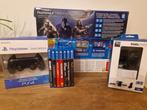 PS4 Console + Controller+ Laadstation, Enlèvement, Utilisé, 1 TB, Avec jeux