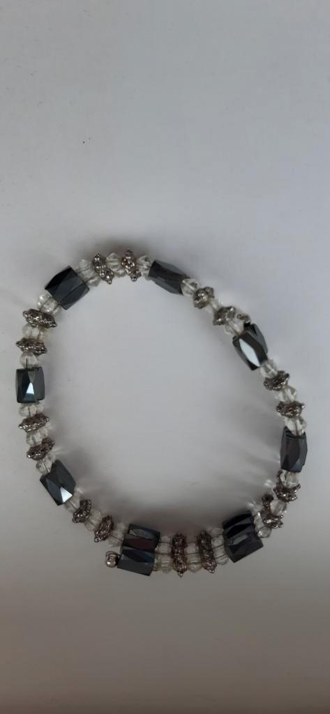 Verschillende armbanden, Handtassen en Accessoires, Armbanden, Zo goed als nieuw, Elastiek, Blauw, Ophalen