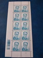 2963** 17Bfr/€0,42 vel van 10 ZM Koning Albert II, Verzenden, Koninklijk huis, Orginele gom, Zonder stempel