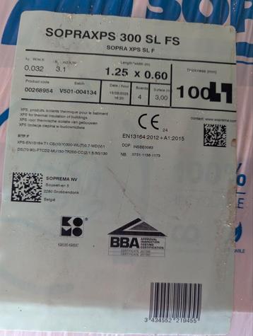 soprema xps 100mm 37m2 beschikbaar voor biedingen