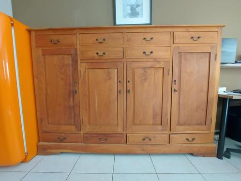 Massief houten buffet en/of opbergkast, Huis en Inrichting, Kasten | Wandmeubels, Gebruikt, 100 tot 150 cm, 200 tot 250 cm, 25 tot 50 cm