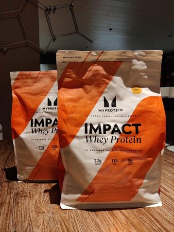 MyProtein- Impact Whey Proteïnen 2x 2,5kg Banaan beschikbaar voor biedingen