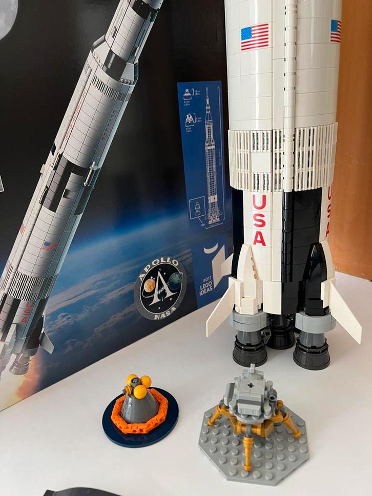 Lego Apollo Saturn V - 21309, Kinderen en Baby's, Speelgoed | Duplo en Lego, Zo goed als nieuw, Lego, Ophalen of Verzenden