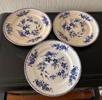 3 assiettes de 20 cm Boch Grand Bouquet, Ophalen of Verzenden