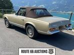 Mercedes 280 SL 1971 | Route 66 auctions, Auto's, Cabriolet, Beige, Mercedes-Benz, Bedrijf