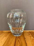 Prachtige grote moderne heldere glazen vaas, Ophalen, Zo goed als nieuw, Glas, Minder dan 50 cm