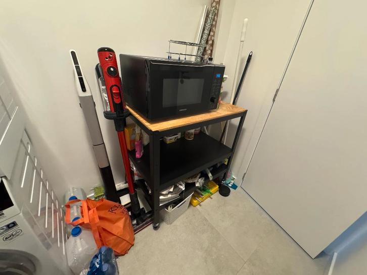 IKEA BROR Roltafel, Huis en Inrichting, Tafels | Sidetables, Gebruikt, 50 tot 75 cm, 50 tot 100 cm, Rechthoekig, Ophalen