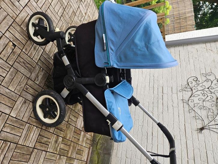 Bugaboo donkey duo, Kinderen en Baby's, Kinderwagens en Combinaties, Gebruikt, Combiwagen, Bugaboo, Duowagen, Met reiswieg, Ophalen