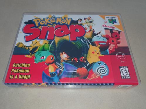 Pokemon Snap N64 Game Case (3), Games en Spelcomputers, Games | Nintendo 64, Zo goed als nieuw, Verzenden