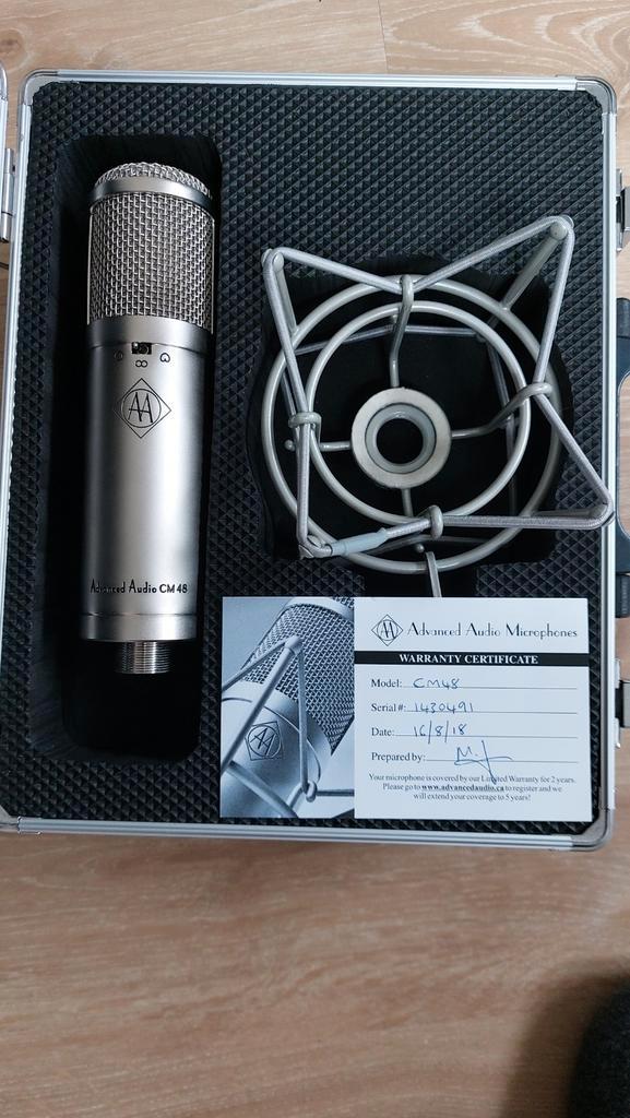 Advanced Audio CM48fet (Neumann U48fet clone mic), Muziek en Instrumenten, Microfoons, Zo goed als nieuw, Ophalen