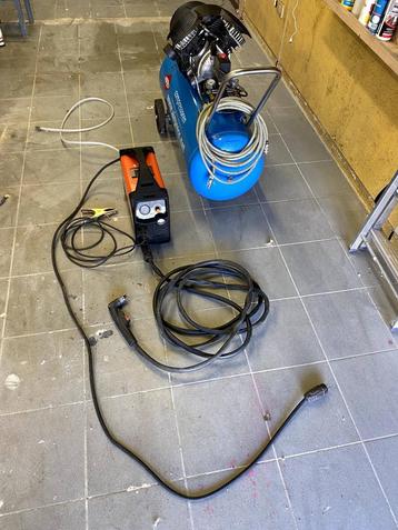 Plasma snijder + compressor, Enlèvement