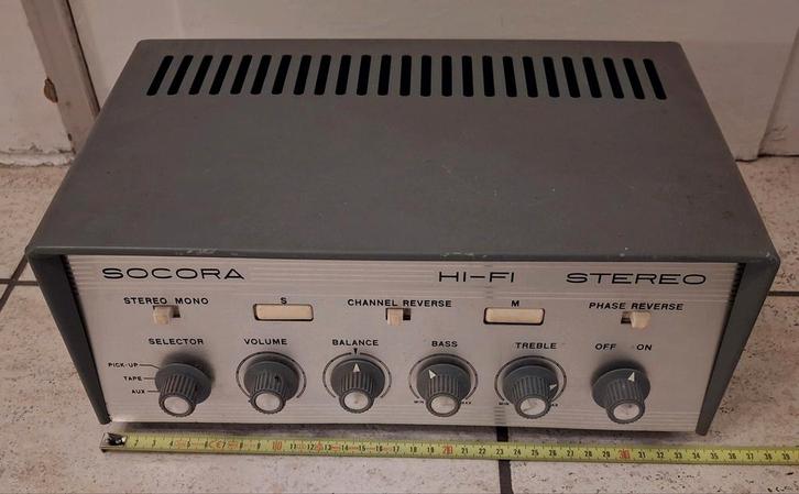 Amplificateur Socora Lampen, amplificateur à tube stéréo, TV, Hi-fi & Vidéo, Amplificateurs & Ampli-syntoniseurs, Stéréo, Enlèvement