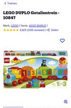 Duplo - cijfertrein, Ophalen of Verzenden, Zo goed als nieuw, Complete set, Duplo