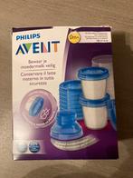 Philips avent bewaarbekers 10 stuks ( zo goed als nieuw), Gebruikt, Ophalen