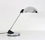 vintage design chrome Italiaanse bureaulamp uit de jaren 70, Huis en Inrichting, Lampen | Tafellampen, Ophalen of Verzenden, Zo goed als nieuw