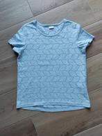 Lichtblauw t-shirt Yacqueline de Yong maat small, Comme neuf, Manches courtes, Taille 36 (S), Bleu