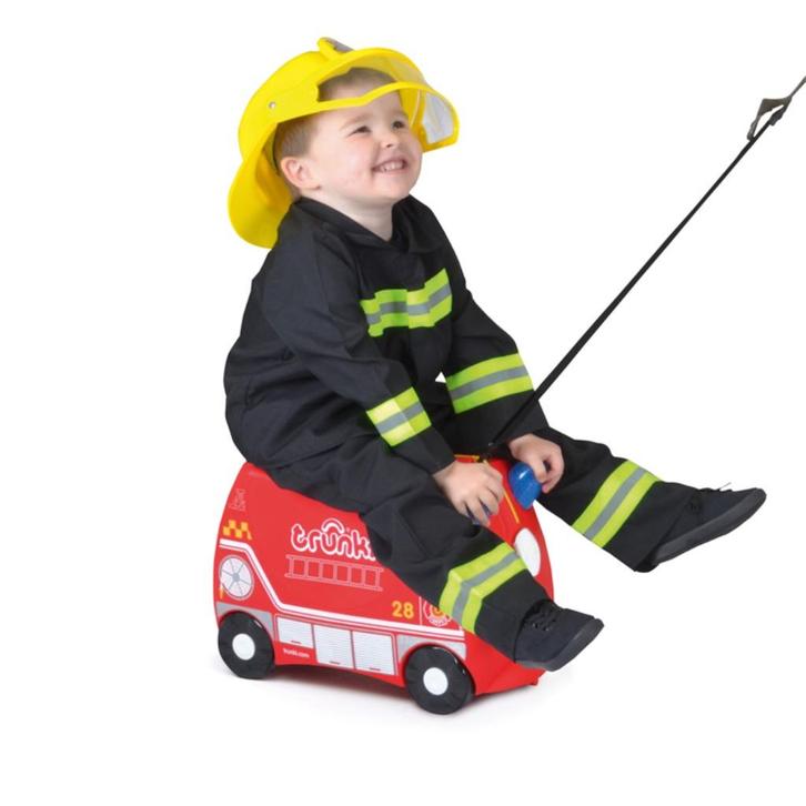 Trunki kinderkoffer brandweer Frank, Handtassen en Accessoires, Koffers, Nieuw, Hard kunststof, Minder dan 50 cm, Minder dan 35 cm