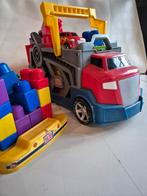 Mega bloks XL auto truck transporter met extra blokken, Kinderen en Baby's, Speelgoed |Speelgoedvoertuigen, Ophalen, Zo goed als nieuw