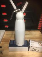 Slagroom spuitbus +3  koppen + 40 slagroom patronen, Ophalen, Zo goed als nieuw