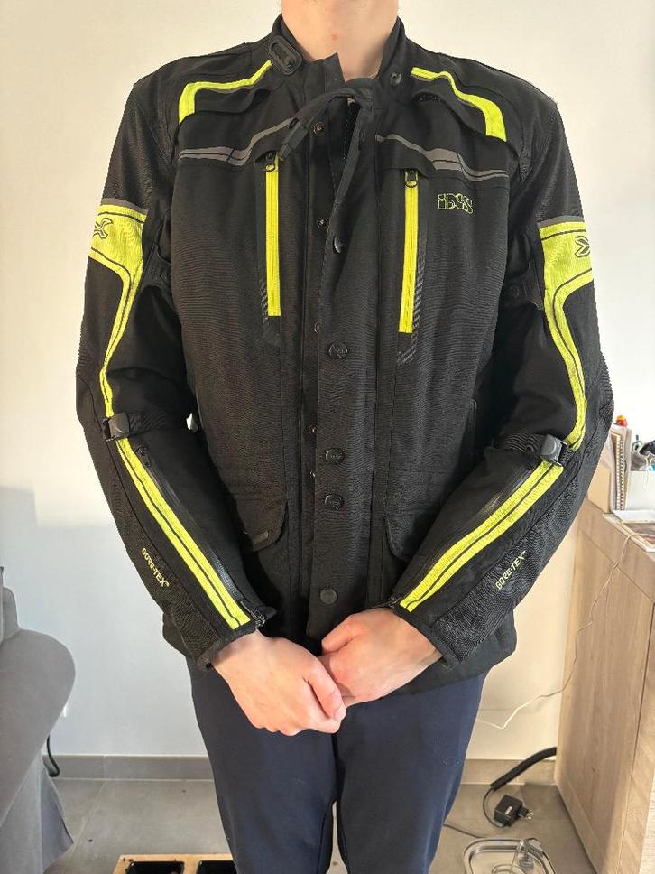 Motor jas Ixs met goretex - maat 2XL, Motoren, Kleding | Motorkleding, Jas | textiel, Heren, Tweedehands, Ophalen