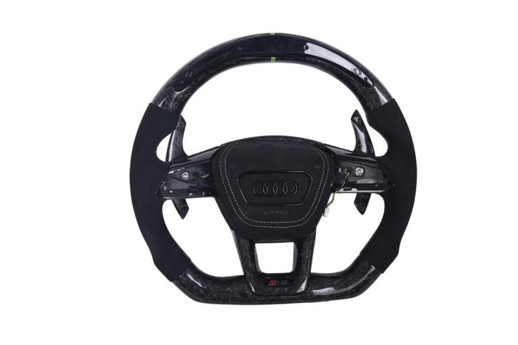 Audi RS3-RS7 Q3 Q8 C8 carbon & Alcantara sportstuur, Auto-onderdelen, Besturing, Audi, Nieuw, Verzenden