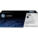 HP 12A zwarte tonercartridge (Q2612A), Ophalen of Verzenden, Zo goed als nieuw, Toner