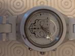 Montre swatch irony crâne blanc utilisée, Enlèvement ou Envoi, Comme neuf, Swatch