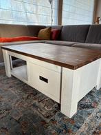 Salontafel (+eventueel bijhorend tv meubel), 100 à 150 cm, Moins de 50 cm, Enlèvement, Utilisé