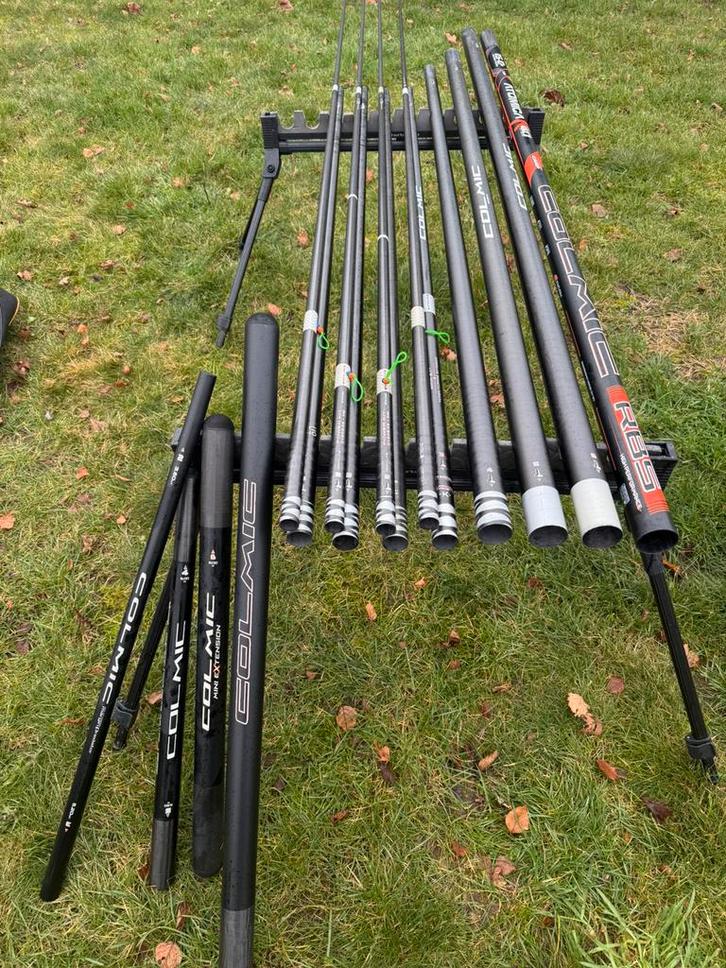 Colmic Atomica 11,50m met extra topsets, Watersport en Boten, Hengelsport | Witvissen, Zo goed als nieuw, Ophalen