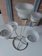 Staander met 5 theelichtjes erin voor 1.50€, Huis en Inrichting, Ophalen of Verzenden, Zo goed als nieuw