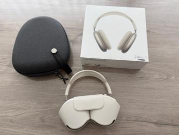 AirPods Max (USB-C) Sterrenlicht met Spigen travel case beschikbaar voor biedingen