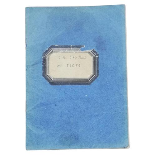 Wehrmacht - Fahrtnachweis Zündapp - 1939, Verzamelen, Militaria | Tweede Wereldoorlog, Landmacht, Overige typen, Ophalen of Verzenden