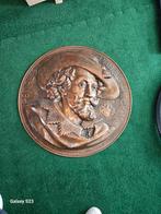 Groot bord pieter paulus rubens, Antiquités & Art, Antiquités | Bronze & Cuivre, Enlèvement ou Envoi