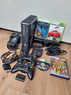 Lot complet Xbox360 console, Met 2 controllers, Met games, Ophalen of Verzenden, 250 GB