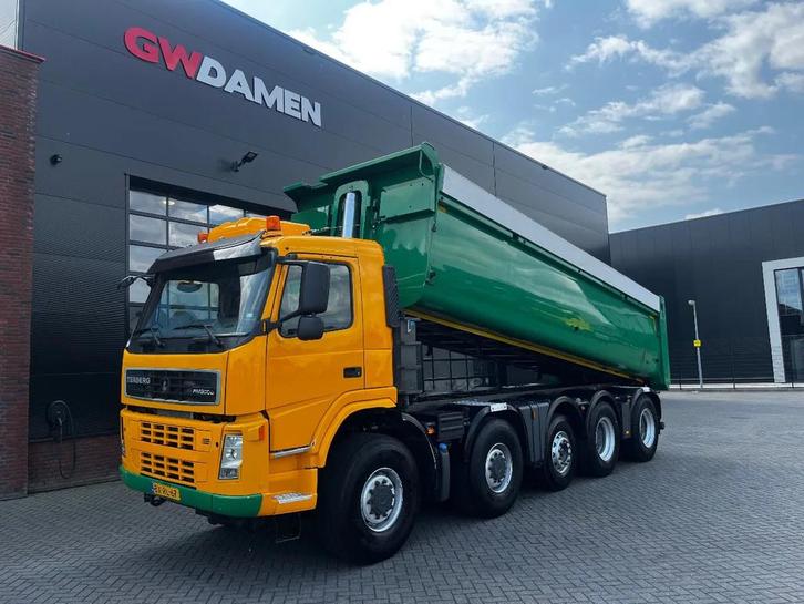 Terberg FM 3000 10X8 Kipper with covers Euro 5 (bj 2010), Auto's, Vrachtwagens, Achteruitrijcamera, Airconditioning, Centrale vergrendeling