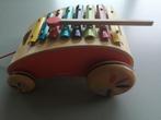 houten xylofoon op wielen, Ophalen of Verzenden, Duw- of Trekspeelgoed