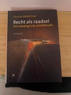 Pauline Westerman - Recht als raadsel, Boeken, Wetenschap, Ophalen of Verzenden, Pauline Westerman