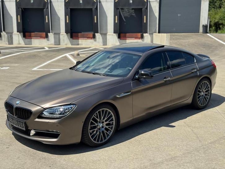 BMW 640D Gran Coupe 313pk Bronz Mat + overname mogelijk, Auto's, BMW, Particulier, 360° camera, ABS, Achteruitrijcamera, Adaptieve lichten