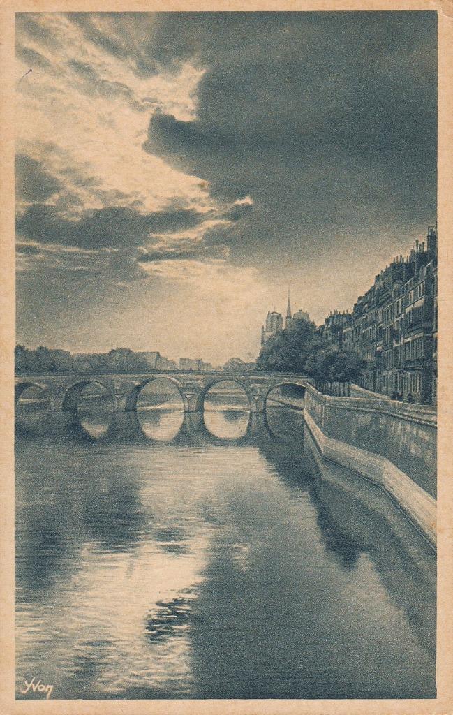 FRANKRIJK - Paris: La Seine au Pont de la Tourelle, Verzamelen, Postkaarten | Buitenland, Gelopen, Frankrijk, Verzenden