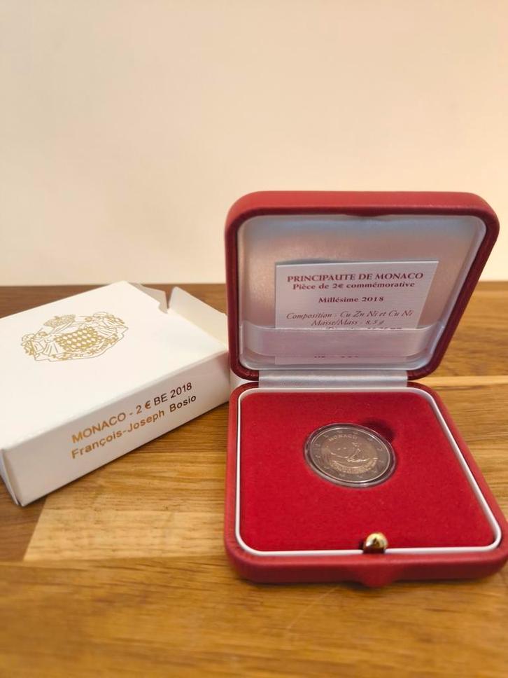 2 euro commémorative BE Monaco 2018, Timbres & Monnaies, Monnaies | Europe | Monnaies euro, 2 euros, Monaco, Enlèvement