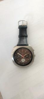 Longines chrono call. 726 NOS, Longines, Staal, 1960 of later, Met bandje