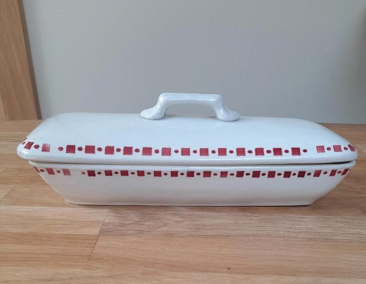 Oude kamhouder, zeep. Porselein van St-Amand, Antiek en Kunst, Antiek | Keramiek en Aardewerk, Ophalen of Verzenden