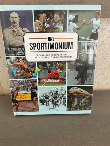 Splinternieuw sportboek” Ons Sportimonium” boek is geseald  beschikbaar voor biedingen