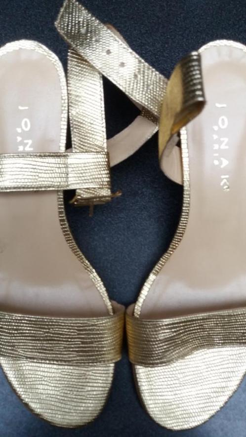 sandalen goudkleurig JONAK  (PARIS)  maat 37  - ALS NIEUW, Kleding | Dames, Schoenen, Zo goed als nieuw, Sandalen of Muiltjes