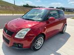 Suzuki Swift  Sport 1.6i 2007 125CH AIRCO, Auto's, Suzuki, 4 zetels, Stof, Zwart, 4 cilinders